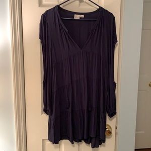 Navy summer dress.